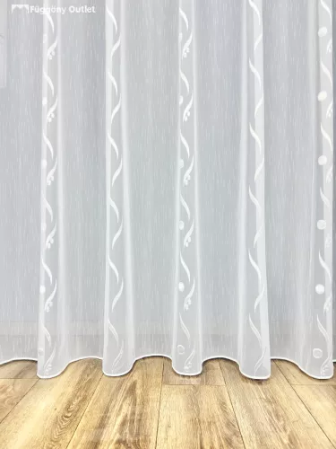 Voile, Roshan, fehér, 150x200cm