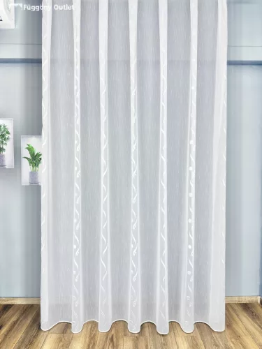 Voile, Roshan, fehér, 150x200cm
