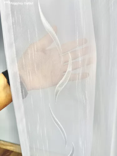 Voile, Roshan, fehér, 150x200cm